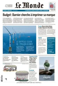 Le Monde du Mercredi 18 Septembre 2024