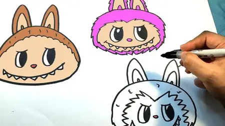 How To Draw A Labubu