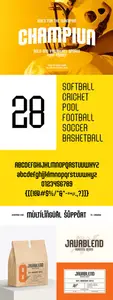 Champiun - Bold and Powerful Sports Fonts LMCCVVP