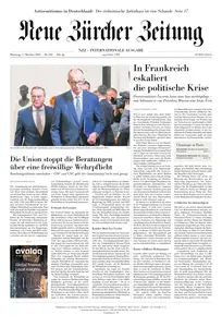 Neue Zurcher Zeitung International - 07 Oktober 2025