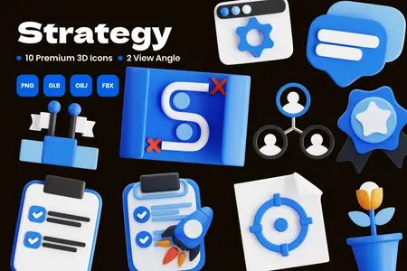 EE - Strategy 3D Icon B98GBYM