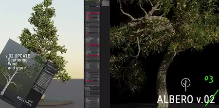 Blender Market - Albero - Geometry Nodes-Powered Tree Generator v.02